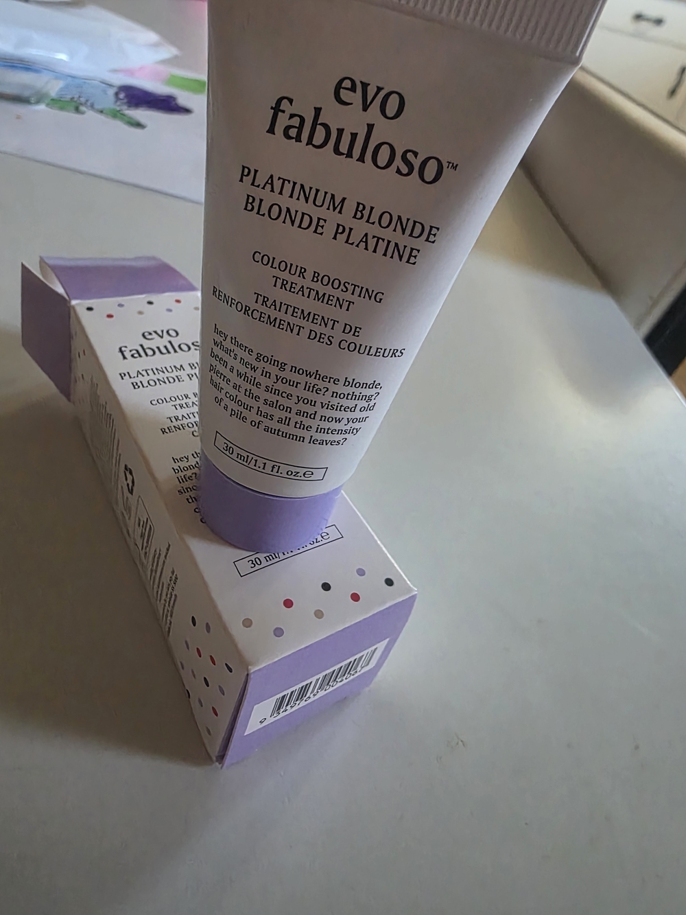 evo fabuloso Platinum Blonde Colour Boosting Treatment